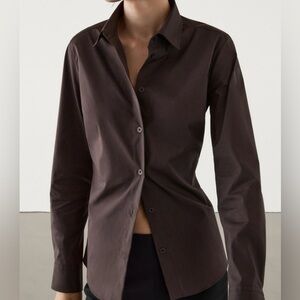 Teenflo Dark Brown Button Down Shirt